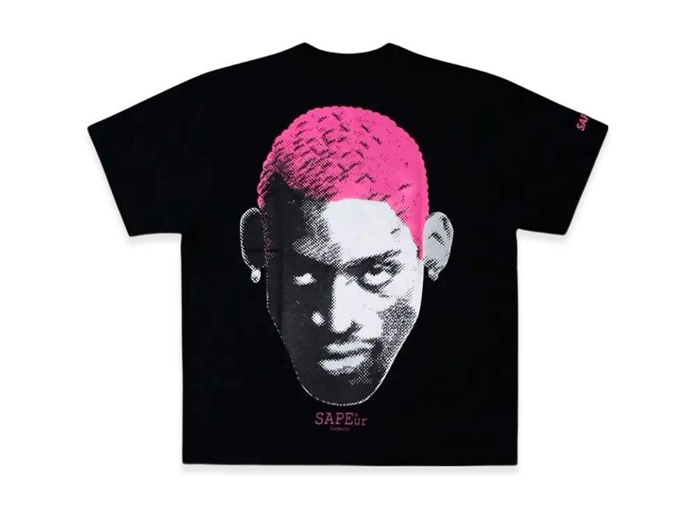 SAPEur Archive Series Neon Pink Head S/S Tee "Black"