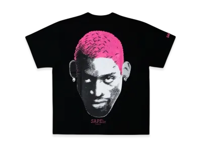 SAPEur Archive Series Neon Pink Head S/S Tee "Black"