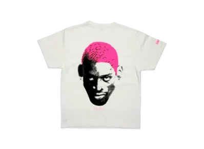 SAPEur Youth Archive Series Neon Pink Head S/S Tee "White"