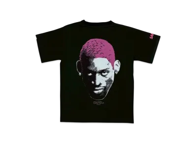SAPEur Kid's Archive Series Neon Pink Head S/S Tee "Black"