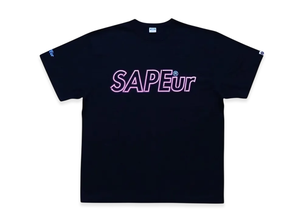 SAPEur Neonsign Logo S/S Tee "Black"