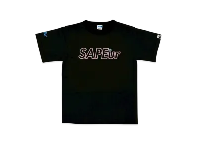 SAPEur Kid's Neon Logo S/S Tee "Black"