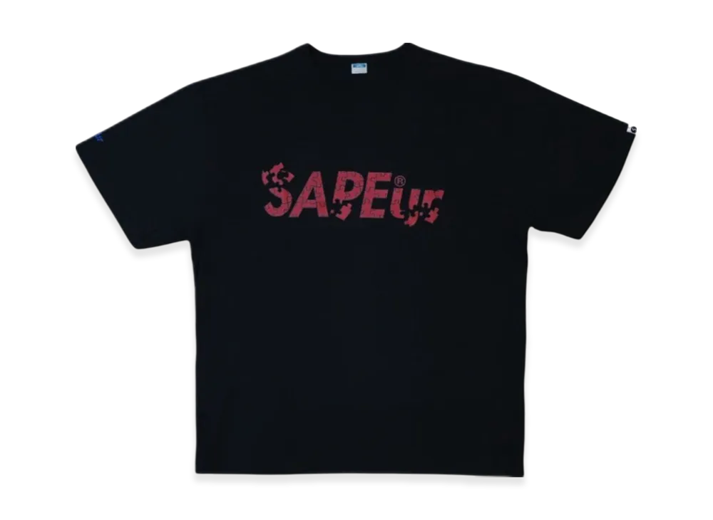 SAPEur Puzzle Logo S/S Tee "Black"