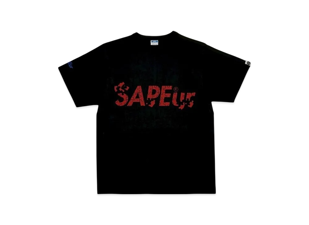 SAPEur Youth Puzzle Logo S/S Tee "Black"