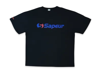 SAPEur Tee Brand S/S Tee "Black"