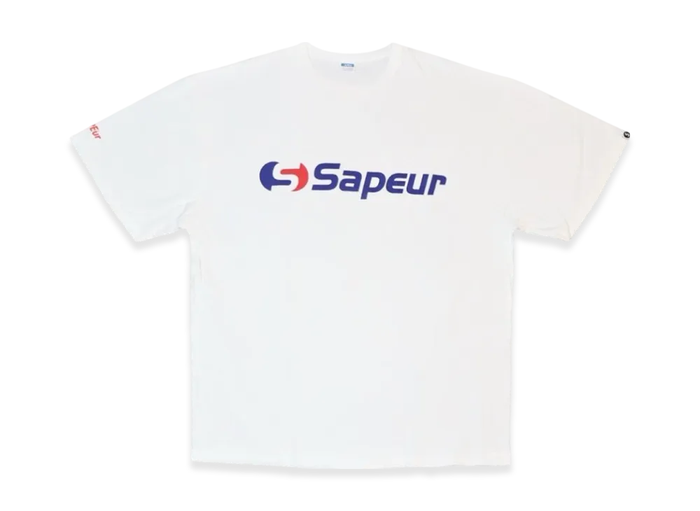 SAPEur Tee Brand S/S Tee "White"