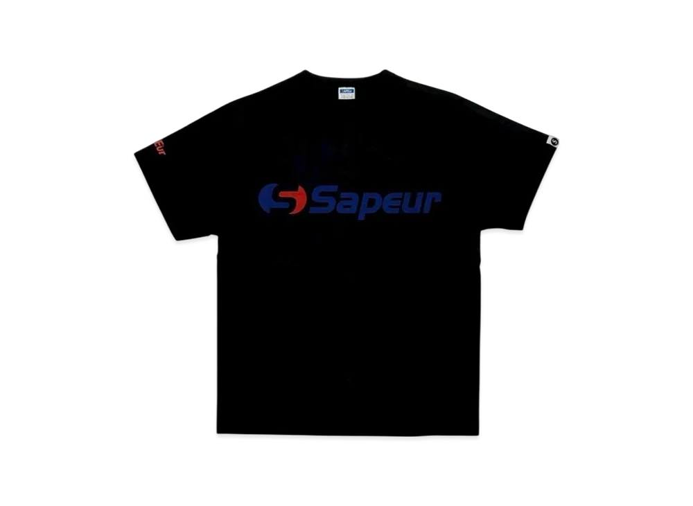 SAPEur Youth Tee Brand S/S Tee "Black"