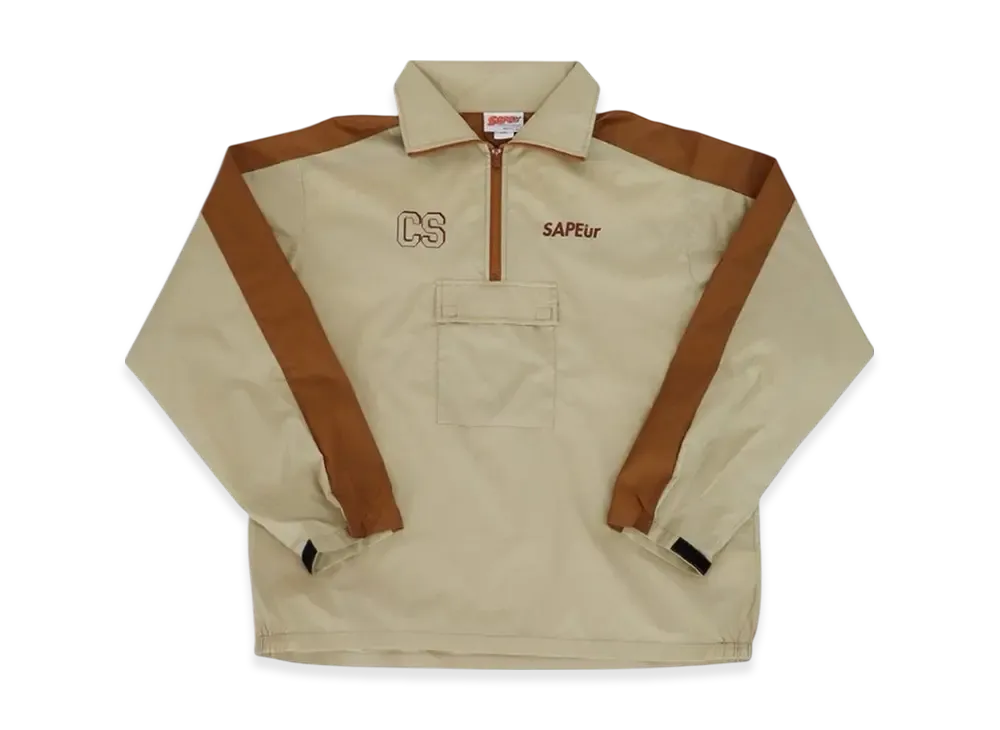 SAPEur Pullover Nylon Jacket "Beige"
