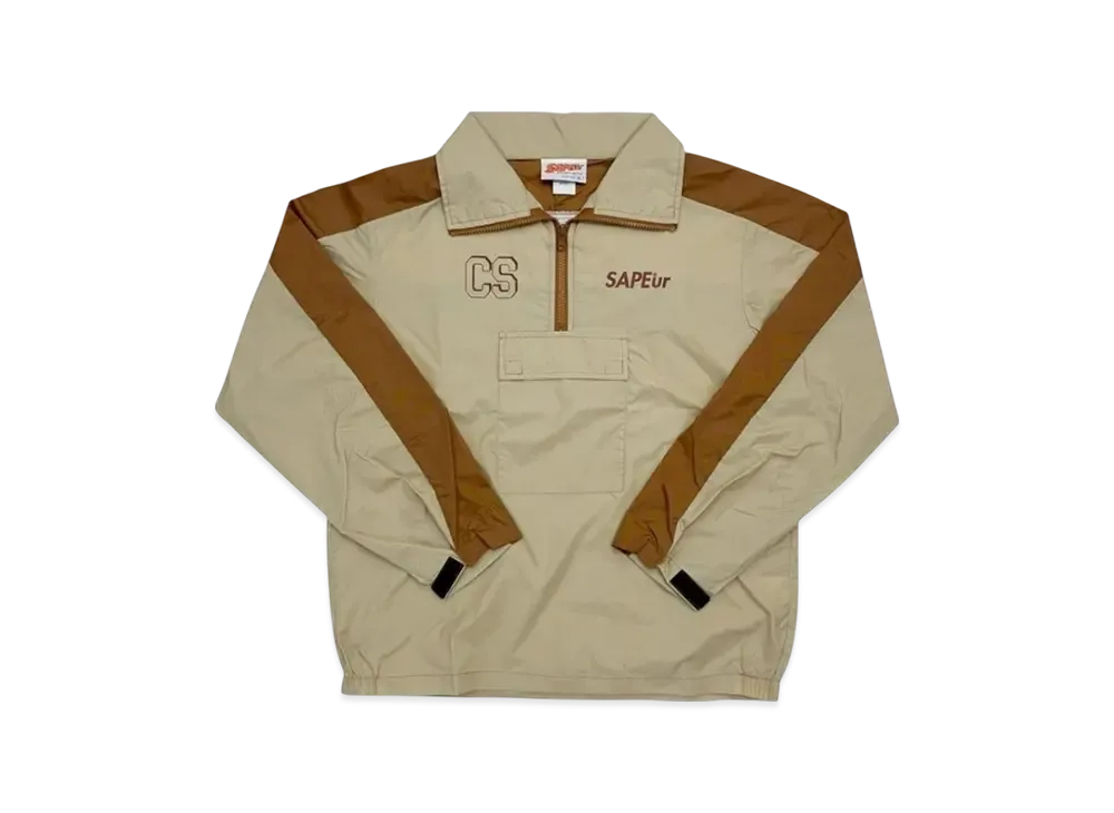 SAPEur Youth Pullover Nylon Jacket Jacket "Beige"
