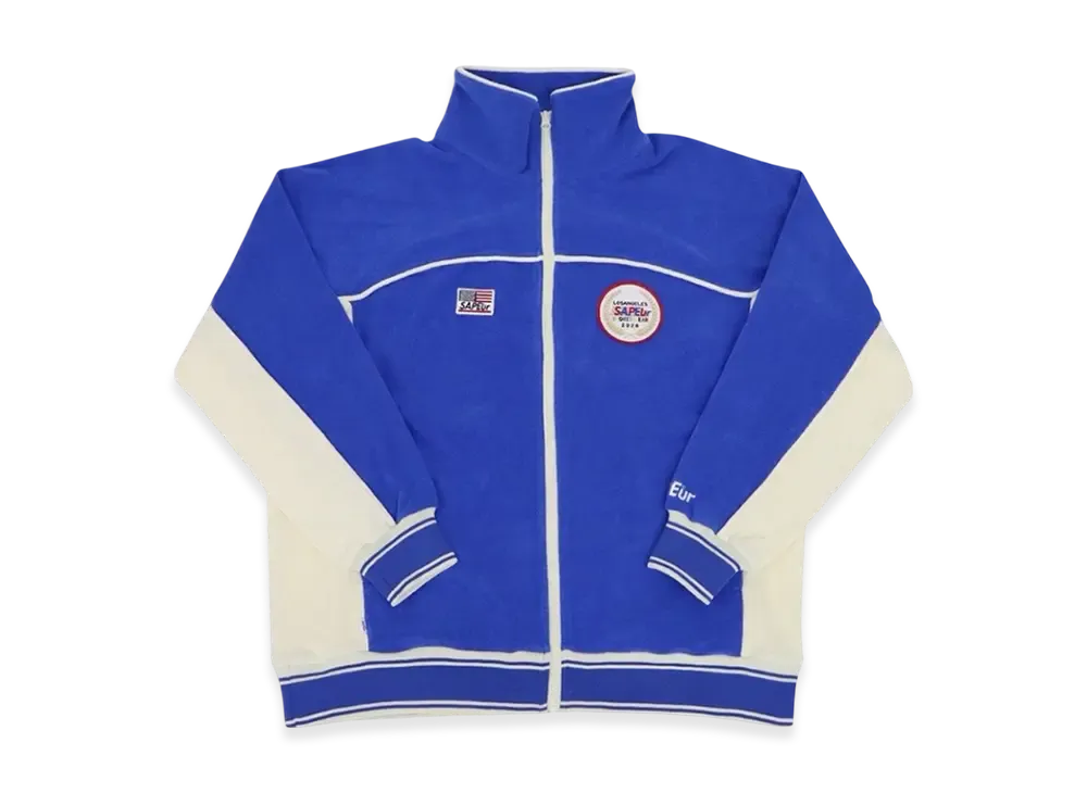 SAPEur 2028 Los Angeles Pile Jersey Jacket "Blue"