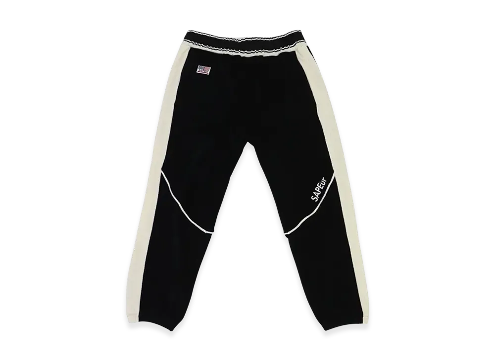 SAPEur 2028 Los Angeles Pile Jersey Pants "Black"