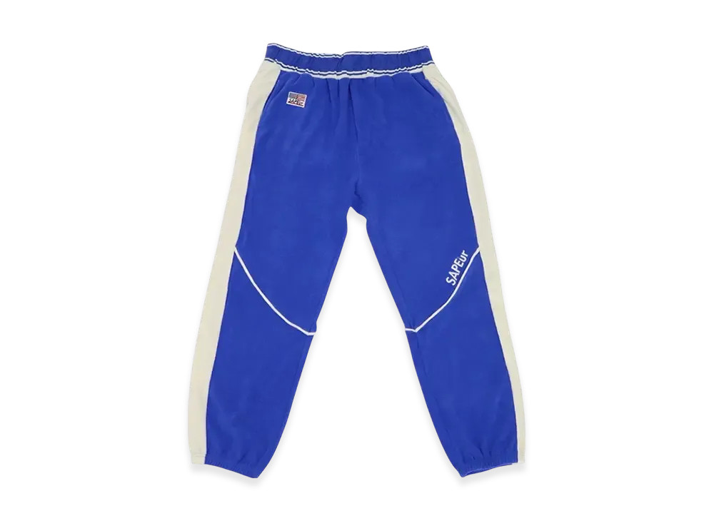 SAPEur 2028 Los Angeles Pile Jersey Pants "Blue"