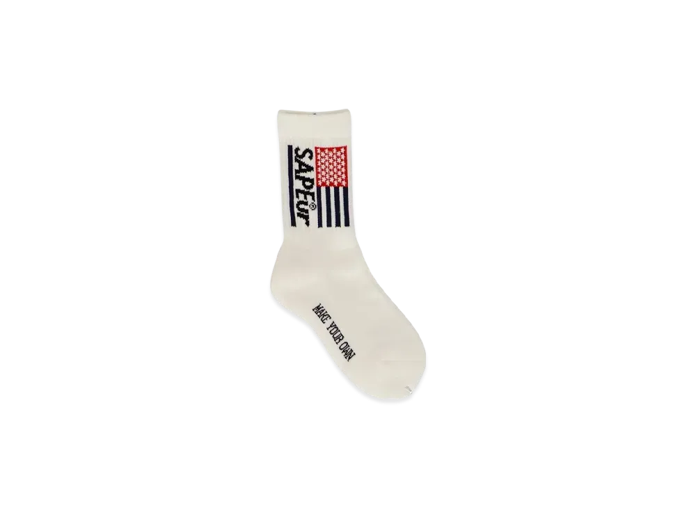 SAPEur Youth USA Sapeur Socks "Off White"