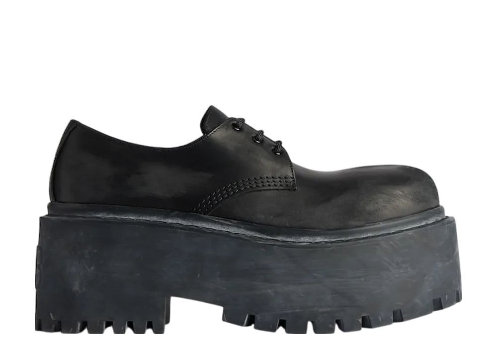 バレンシアガ ウィメンズ ストライク プラットフォーム ダービー "ブラック"