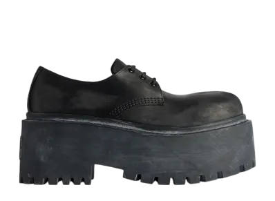 バレンシアガ ウィメンズ ストライク プラットフォーム ダービー "ブラック"