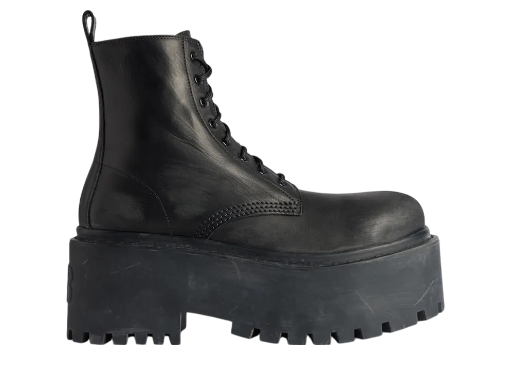 バレンシアガ ウィメンズ ストライク プラットフォーム ブーティ "ブラック"