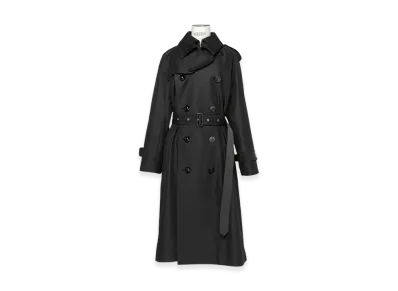 sacai Cotton Gabardine Coat "Black"