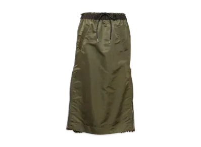 sacai Nylon Twill Skirt "Olive"