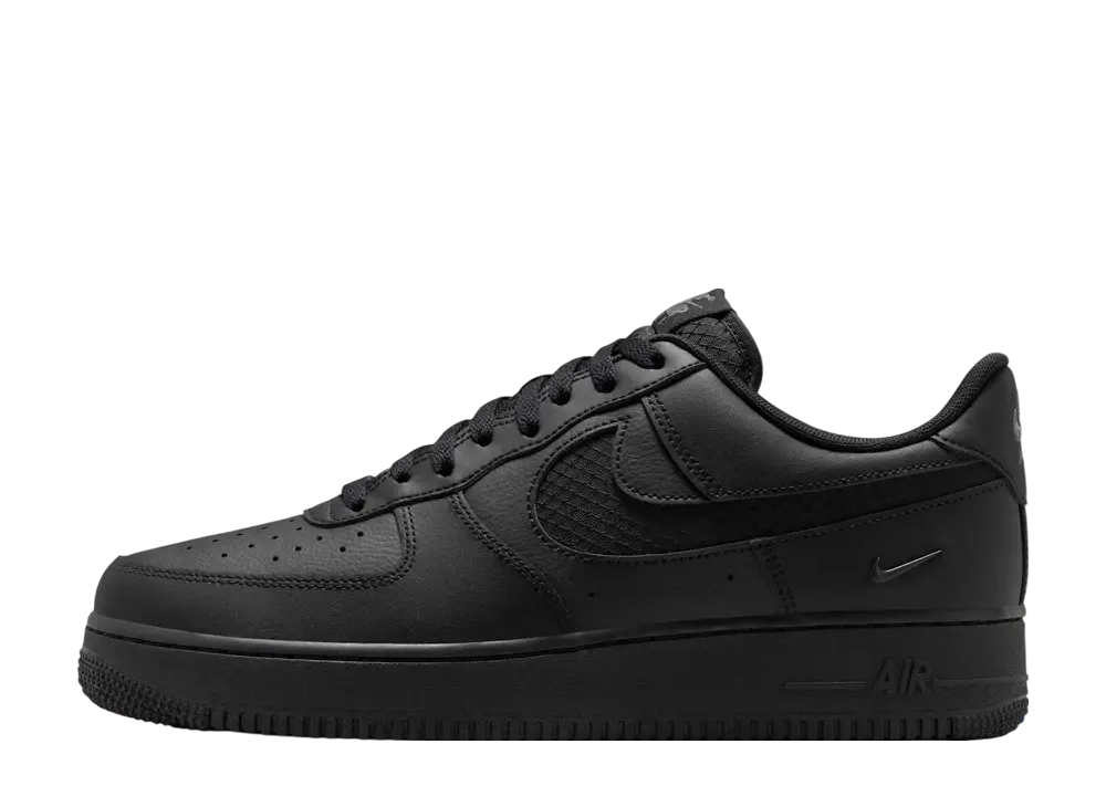 Nike Air Force 1 Low "Black/Nylon Swoosh"