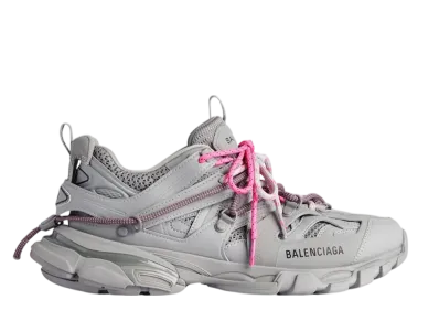 バレンシアガ ウィメンズ トラック トレイル レース スニーカー "グレー/ピンク"