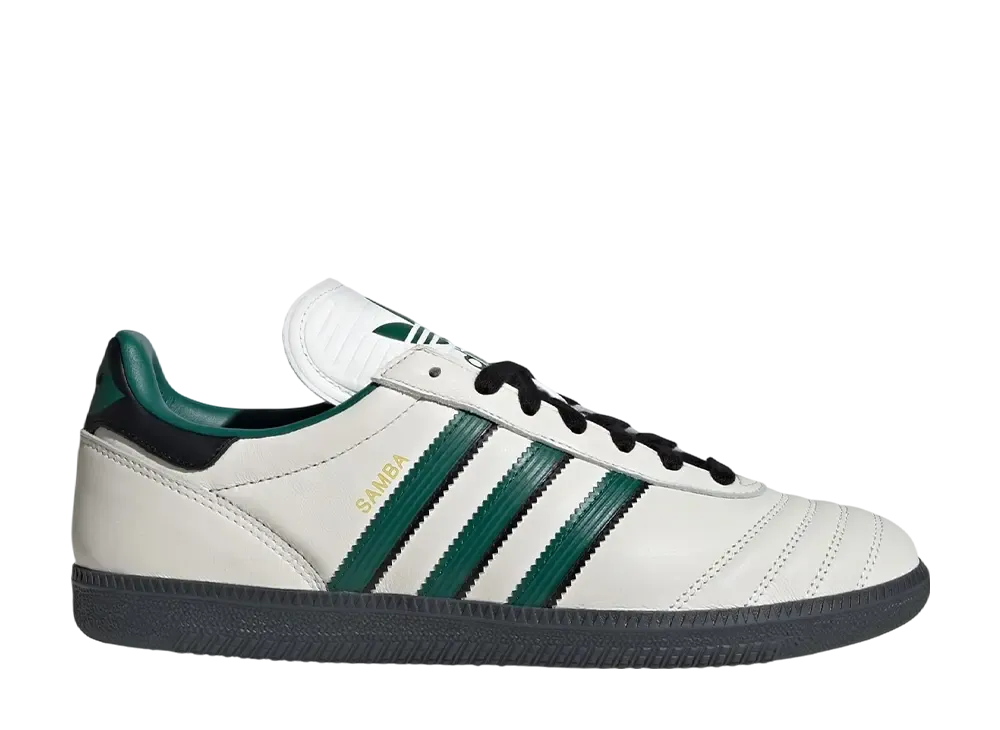 adidas Samba "Core White/Collegiate Green/Carbon"