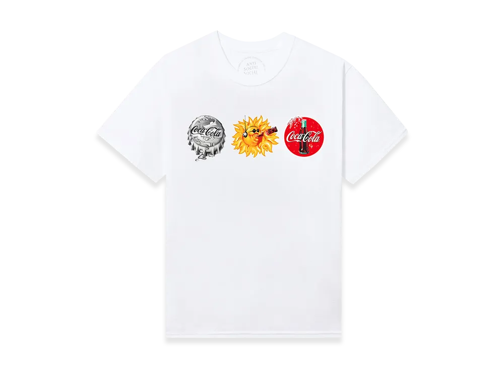 ANTI SOCIAL SOCIAL CLUB x Coca-Cola Drink Tee "White"