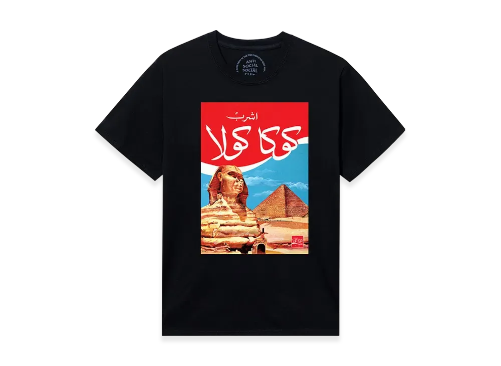 ANTI SOCIAL SOCIAL CLUB x Coca-Cola Egypt Tee "Black"