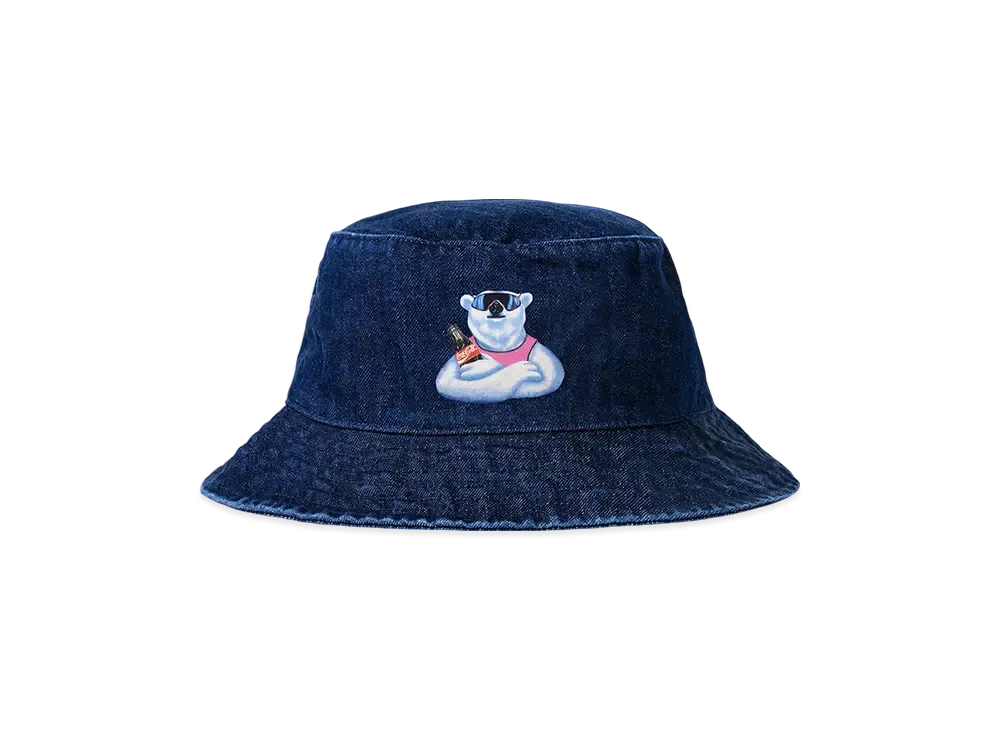 ANTI SOCIAL SOCIAL CLUB x Coca-Cola Polar Ice Bucket Hat "Denim"