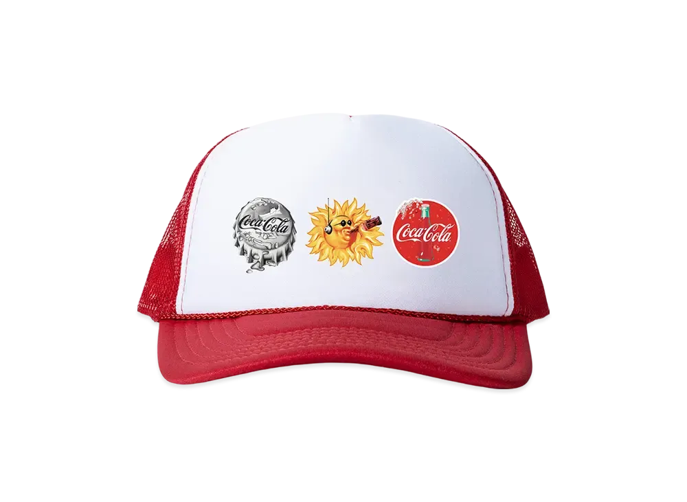 ANTI SOCIAL SOCIAL CLUB x Coca-Cola Drink Trucker Hat "Red/White"