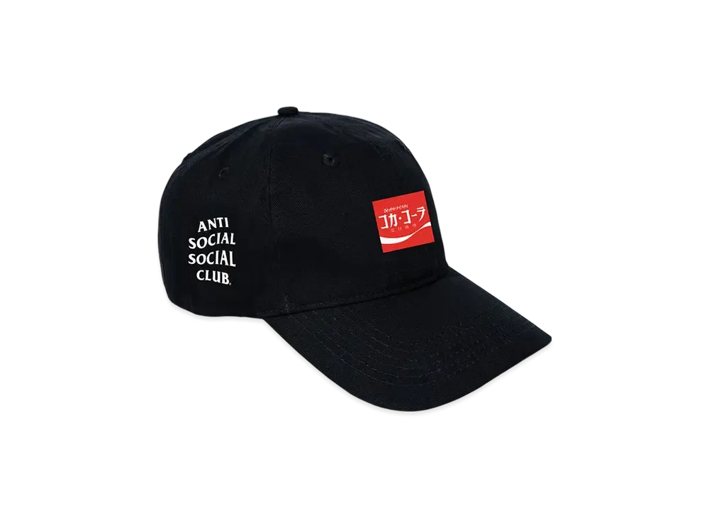ANTI SOCIAL SOCIAL CLUB x Coca-Cola International Coke Cap Japan "Black"