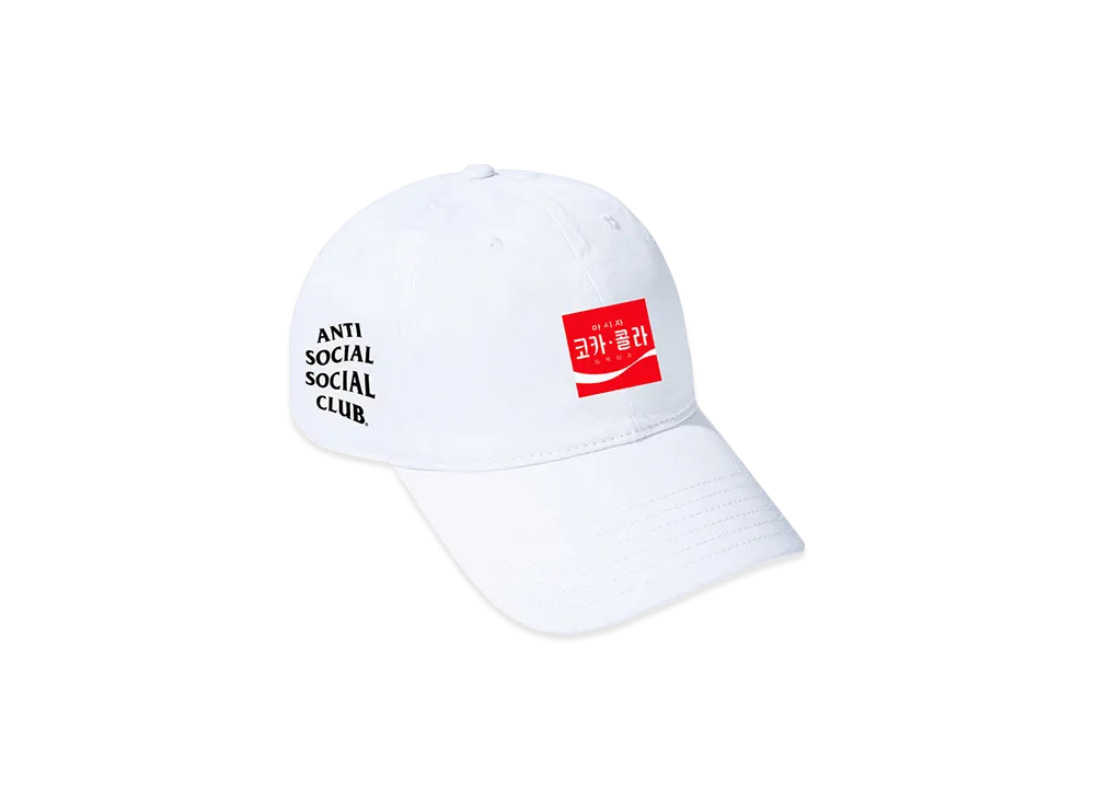 ANTI SOCIAL SOCIAL CLUB x Coca-Cola International Coke Cap Korea "White"