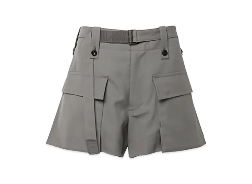 sacai Suiting Shorts トープ SACAI: Men's Suiting Shorts (Taupe) | DSMS E-SHOP