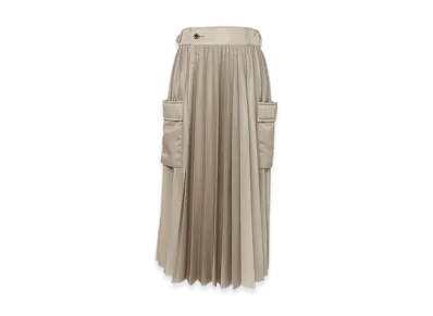 sacai Nylon Twill Skirt "Beige"