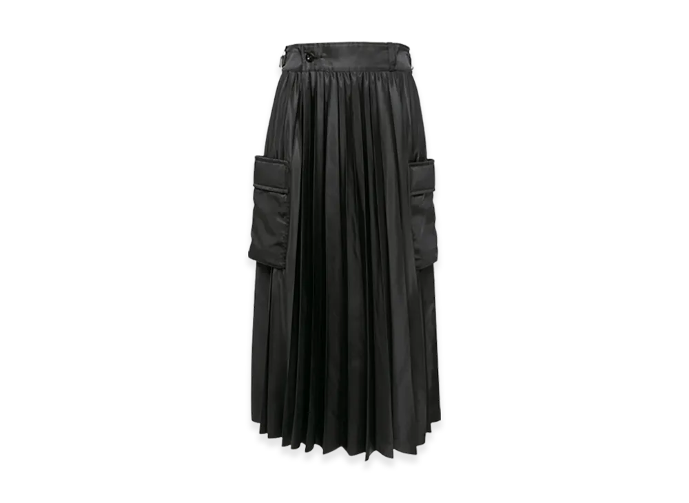 sacai Nylon Twill Skirt "Black"