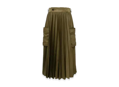 sacai Nylon Twill Skirt "Olive"