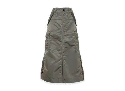 sacai Nylon Twill Skirt "Taupe"