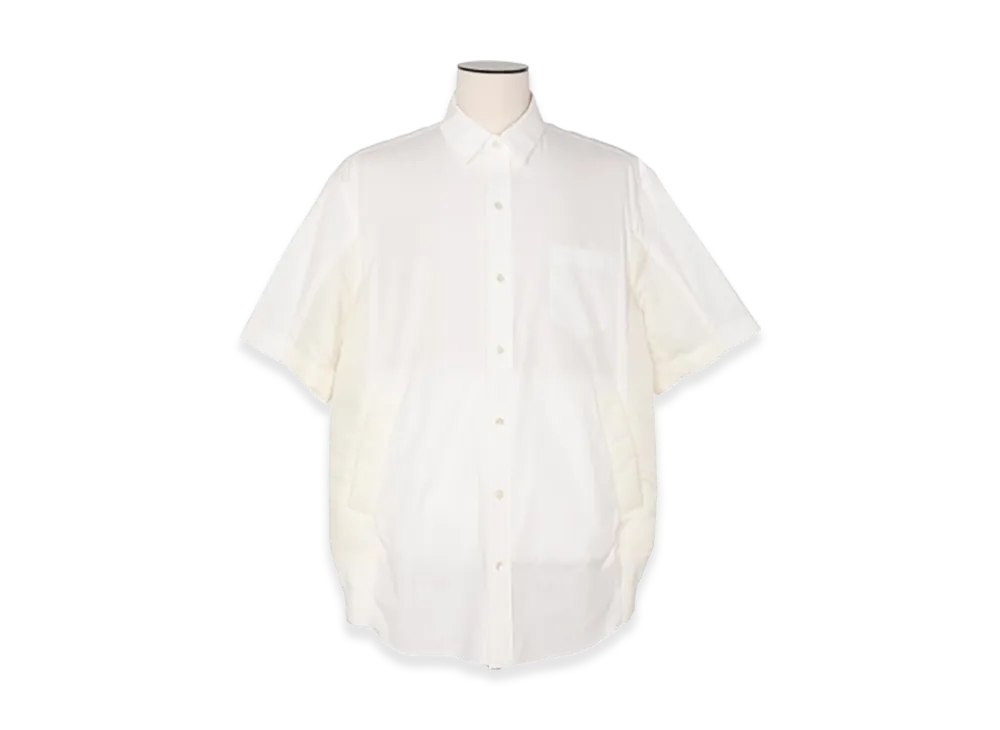sacai Cotton Poplin Shirt "White/Off White"
