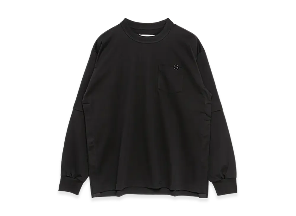 sacai S Cotton Jersey L/S T-Shirt 