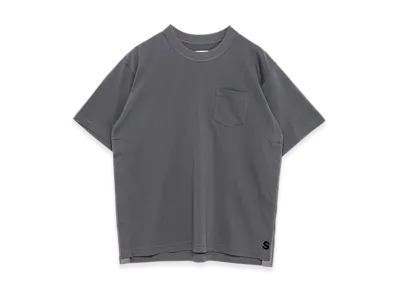 sacai S Cotton Jersey T-Shirt "Charcoal Gray"