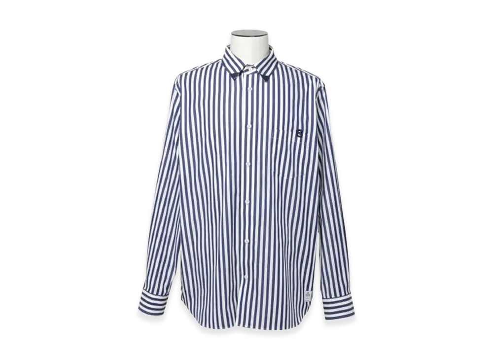 sacai ThomaS Mason S Cotton Poplin Shirt "Navy Stripe"