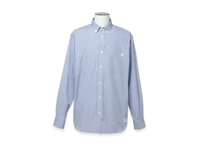 sacai ThomaS Mason S Cotton Poplin Shirt "Light Blue Stripe"