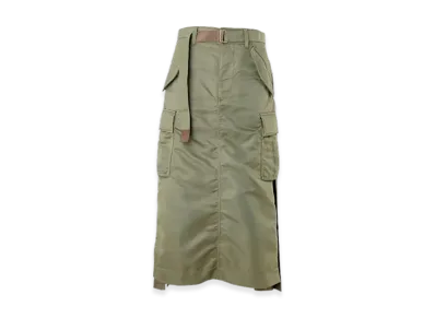 sacai Nylon Twill Skirt "Beige"