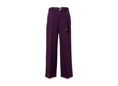 sacai Matelasse Twill Pants "Purple"