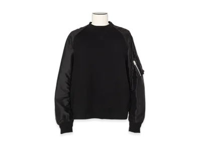 sacai Sponge Sweat Pullover "Black"