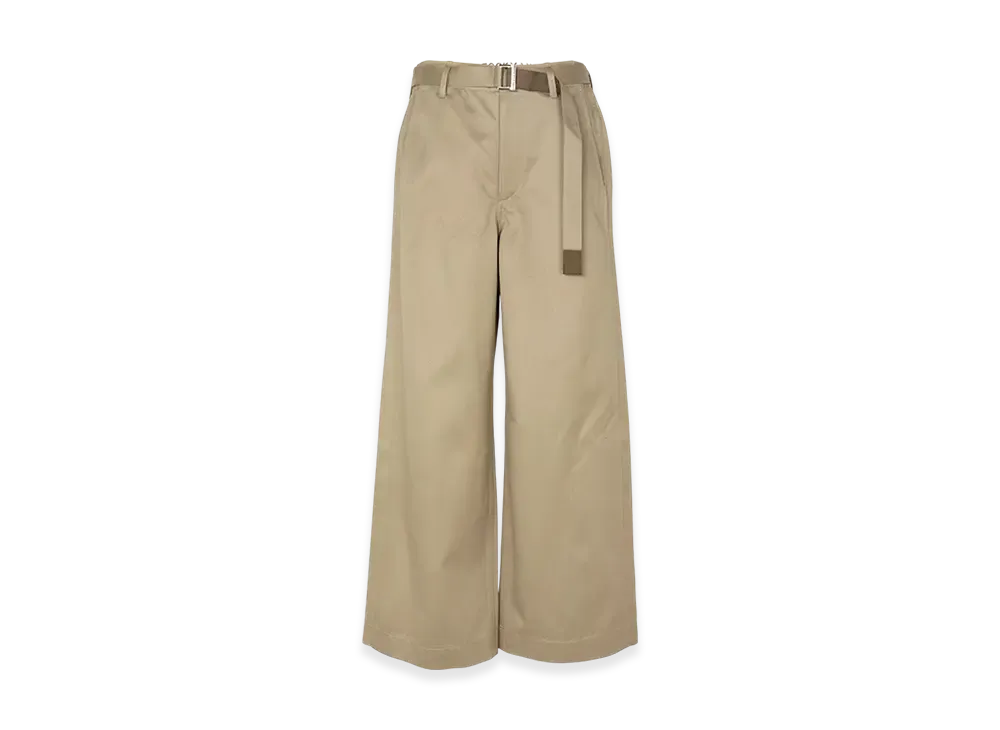 sacai Cotton Chino Pants "Beige"