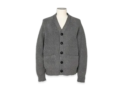 sacai Nep Yarn Knit Cardigan "Gray"