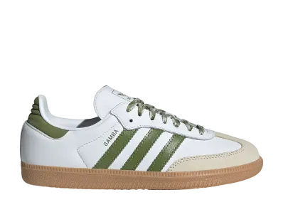 アディダスオリジナルス ウィメンズ サンバ OG "フットウェアホワイト/テックオリーブ/ガム"