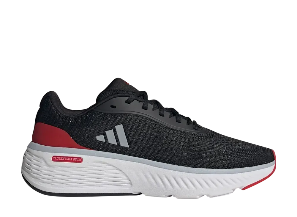 adidas Cloudfoam Walk "Core Black/Halo Silver/Better Scarlet"