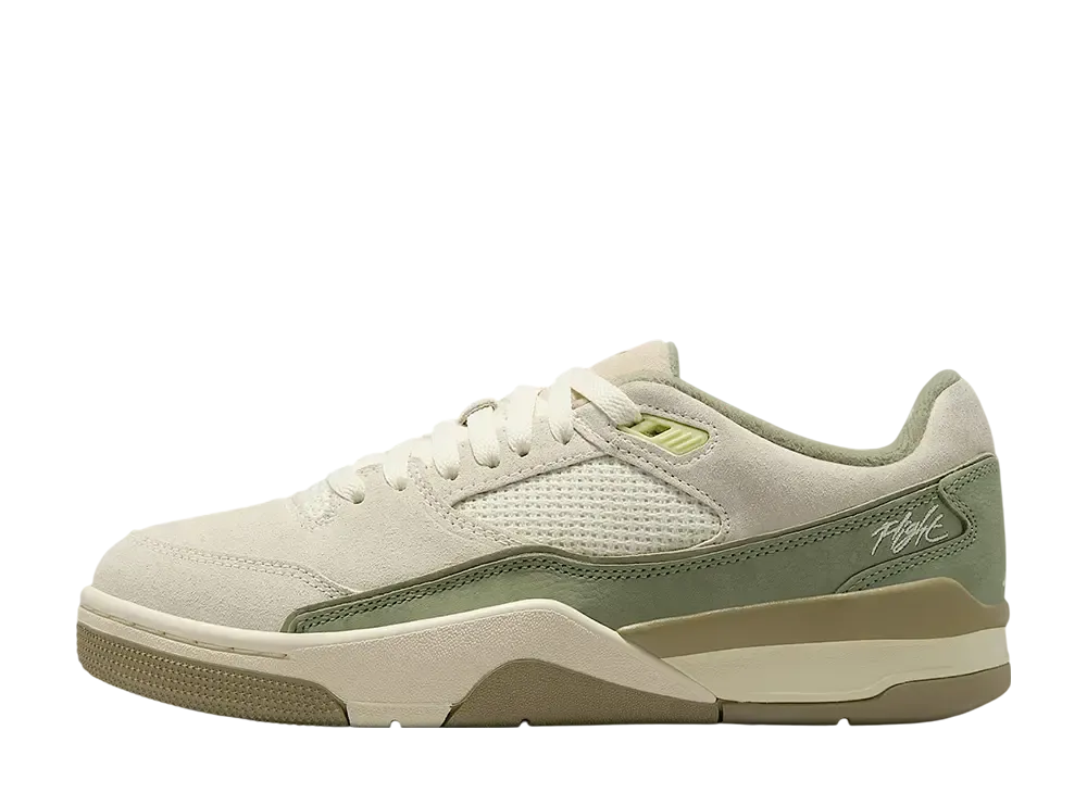 ナイキ ウィメンズ ジョーダン フライトコート "ミディアムカーキ/オイルグリーン/ルミナスグリーン"