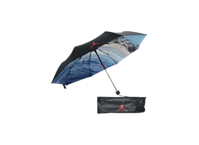 JORDAN FOLDING UMBRELLA "BLACK/MULTI"